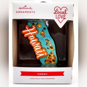 NEW Hallmark HAWAII Local LOVE Christmas Tree ORNAMENT Hawaiian Islands